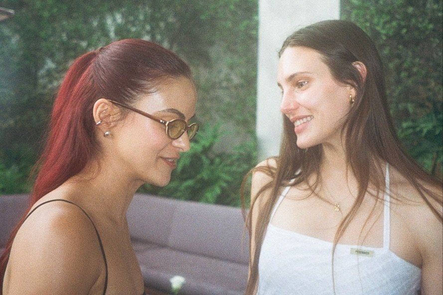 Camila Mendes and Macarena Achaga in Mexico recently!