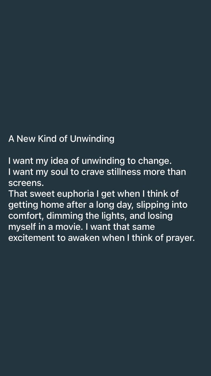 Let my soul find its series in the Scriptures.
Let my binge be His Word.
Let my nights stretch long not because I’m escaping reality, but because I’m sinking deeper into it.
#FocusGroup