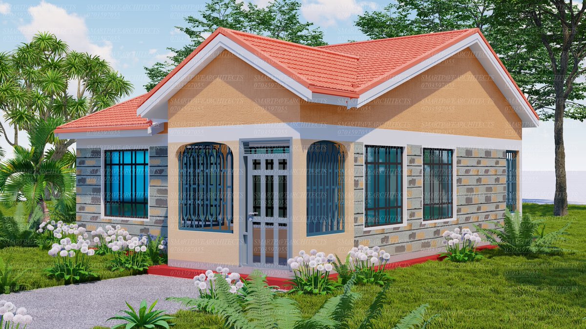 2 Bedroom house plan.