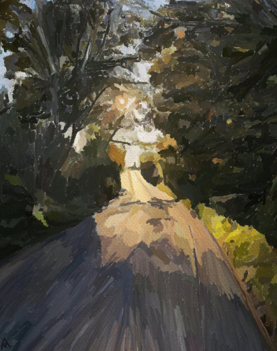 ‘Take Me Home’  Oil Pastel