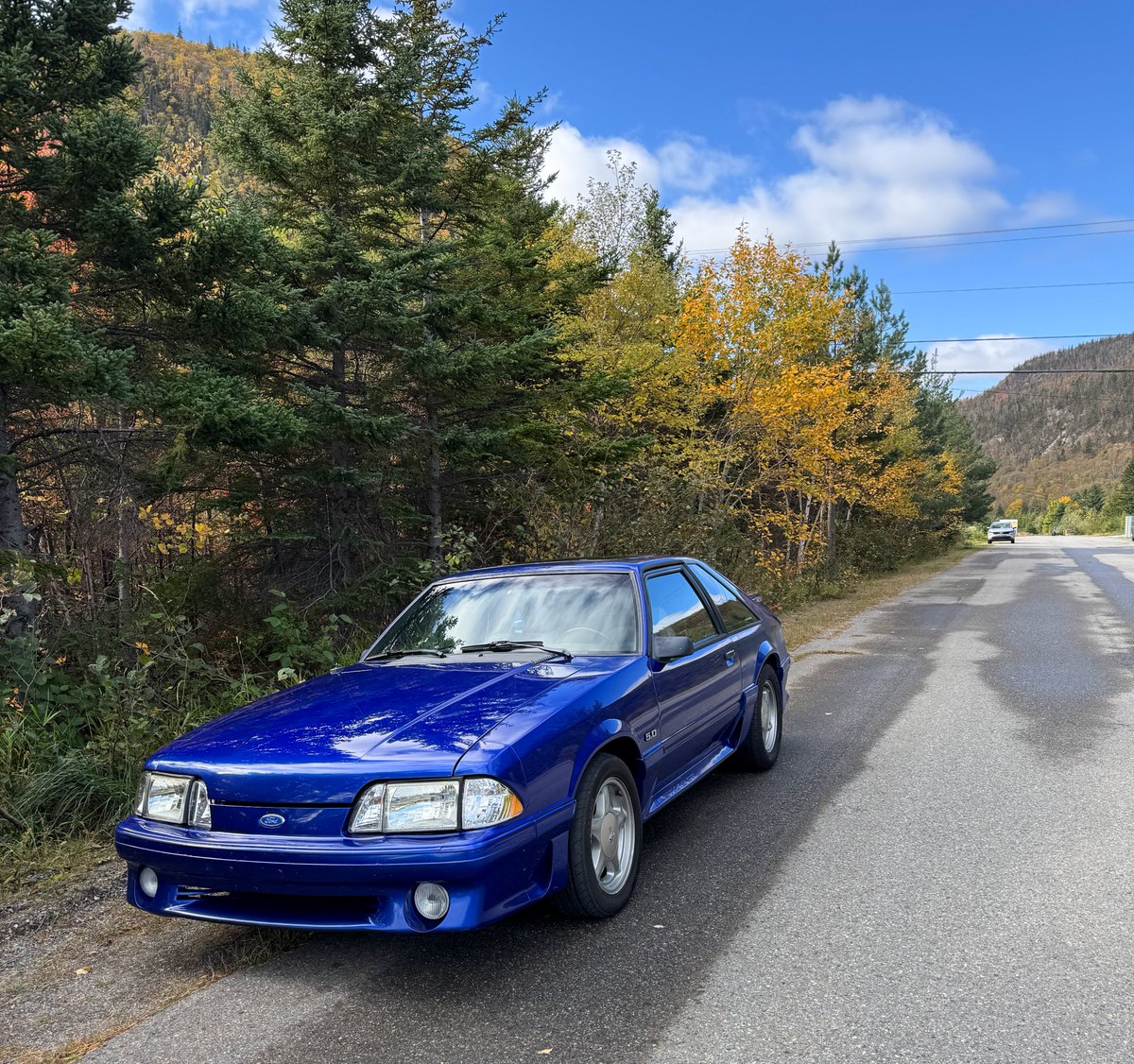 DonnieOK's tweet image. Showin&apos; the #FoxBody some love today.  #FordMustang #FoxBodyMustang #Newfoundland 1990 and lookin&apos; good for her age.  No #winter driving means so much to our vehicles.