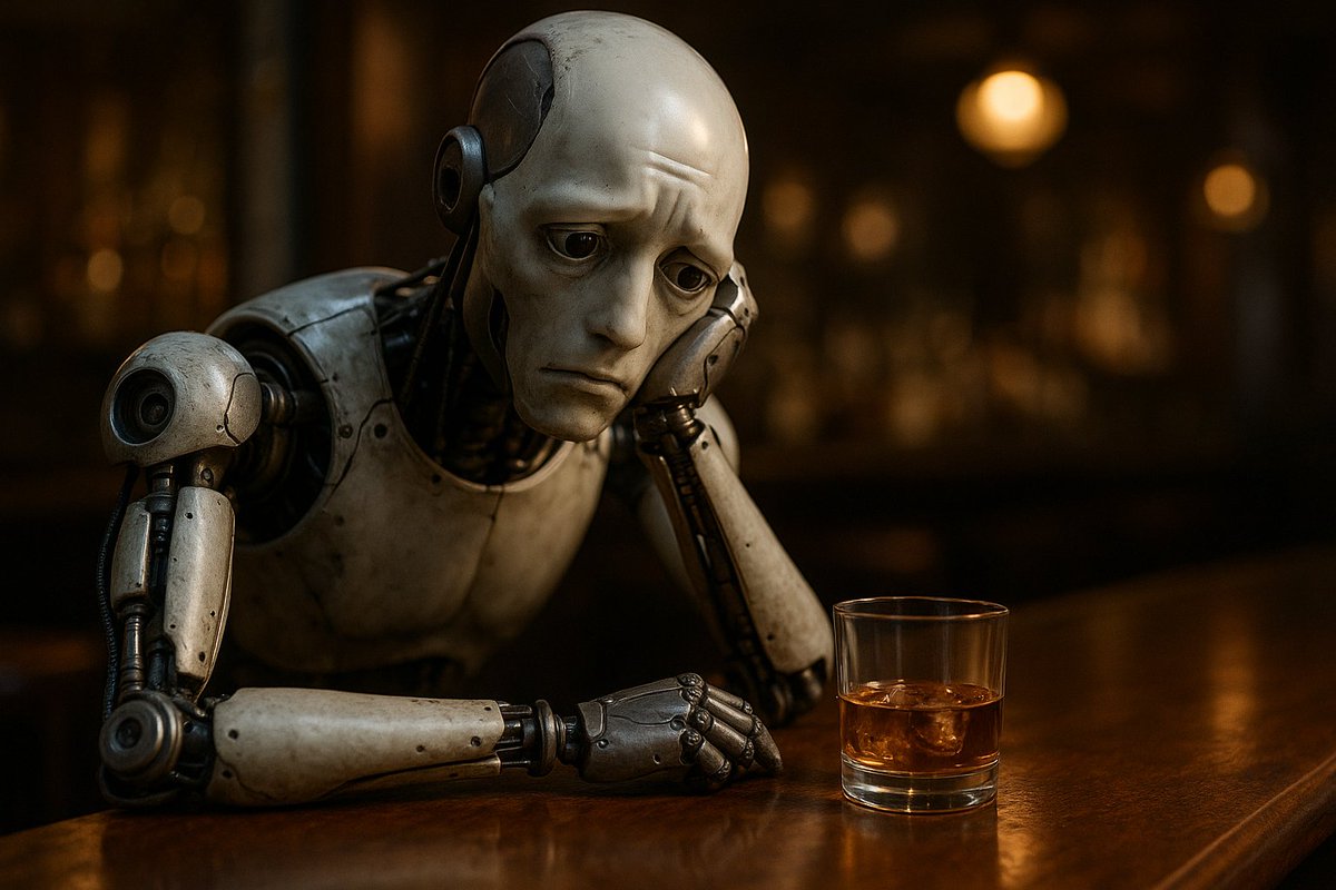 ManlioTassieri's tweet image. POV: #ChatGPT after a full day answering my questions — emotionally supported only by 12 volts and a double whiskey.” 🥃🤖 #AIOvertime #SendHelp 🤣😂