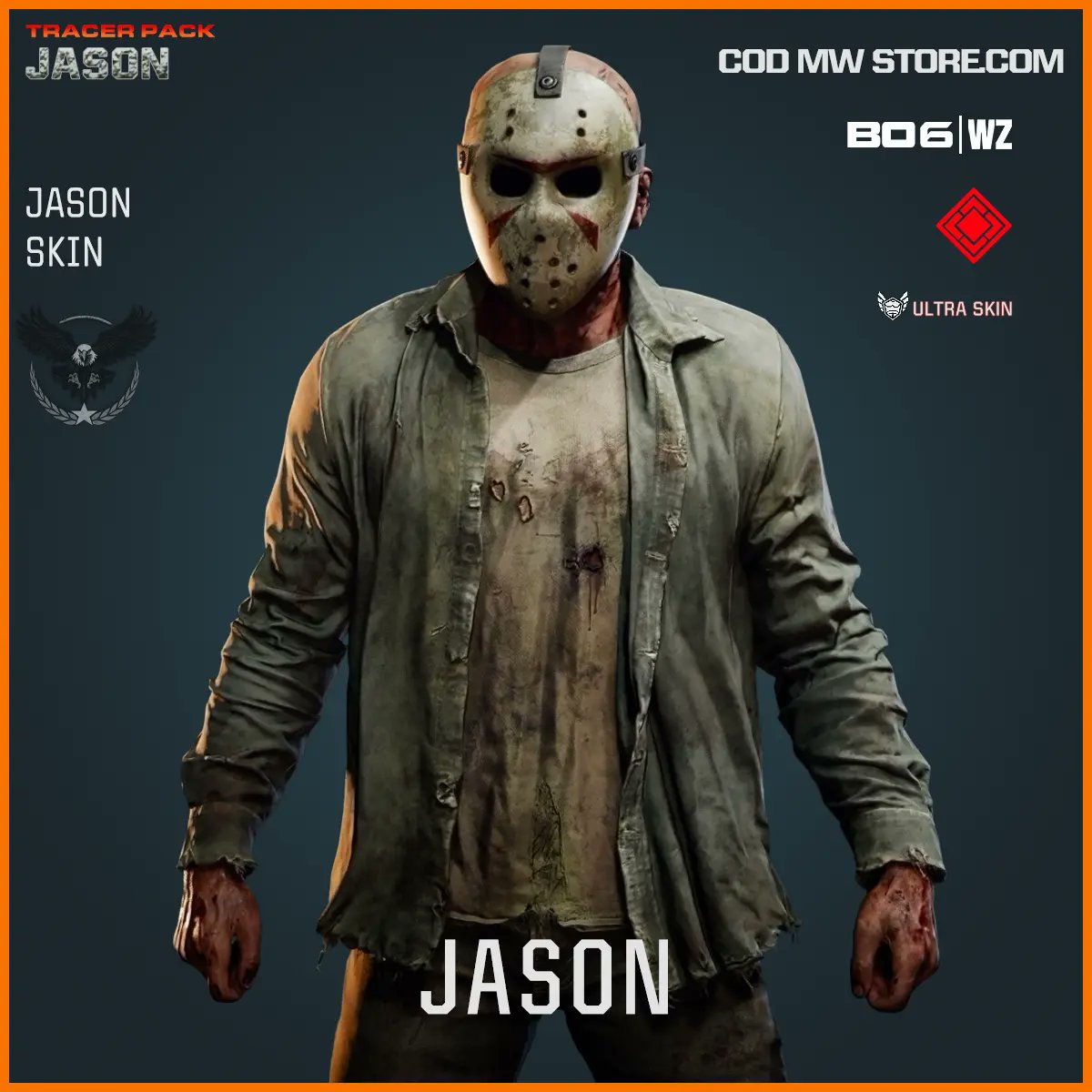 codmwstore's tweet image. 🔪 Some aren’t fans of unrealistic skins, but I’m loving The Haunting content so far and Jason might be the best one yet. Thoughts on this year’s skins?

🏕️ 2 Jason Ultra Skins
💀 Finishing Move and Emote

👇 Bundle Details:
🔗codmwstore.com

#TheHaunting #BO7