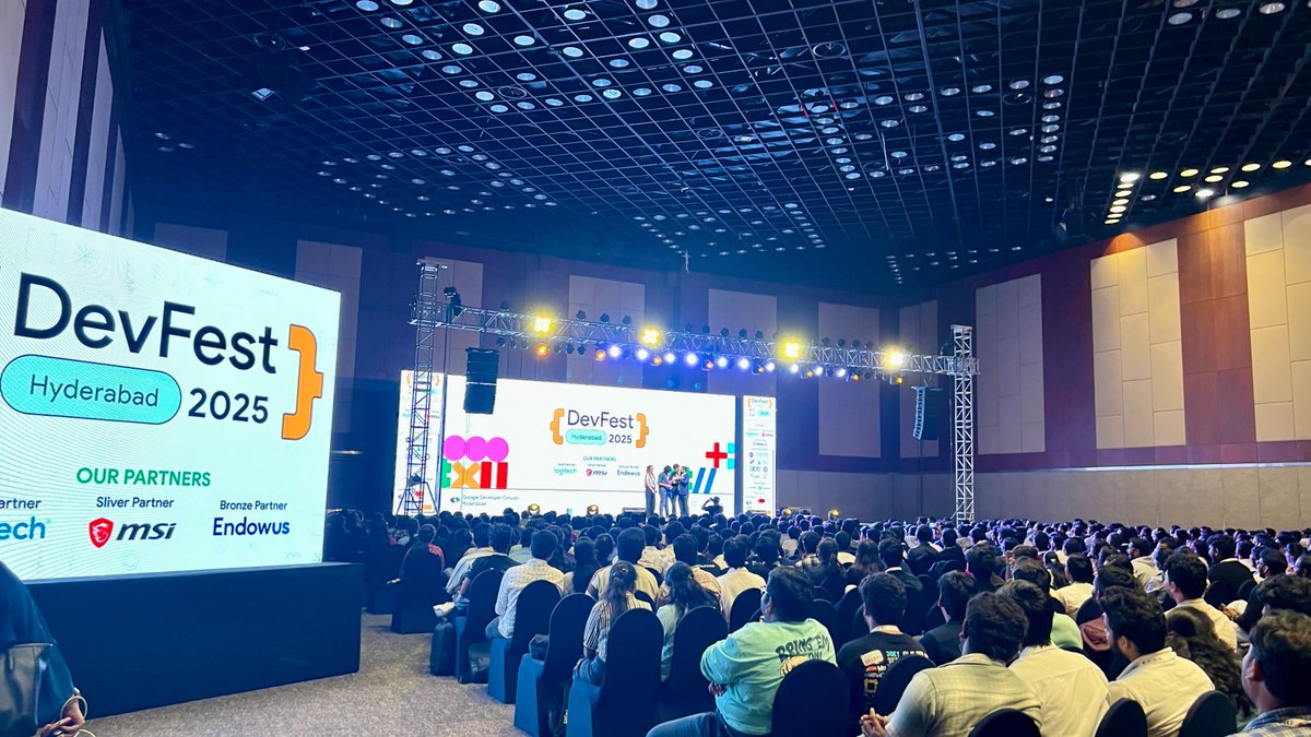 Huge thanks to <a href="/gdg_hyd/">GDG Hyderabad</a>  for curating a full day of top-notch sessions, inspiring keynotes, hands-on workshops in Agentic AI and Cloud, and seamless networking with fellow techies.