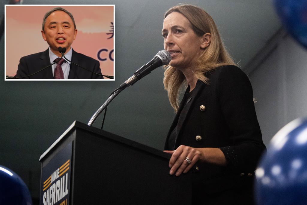 nypost's tweet image. CCP-linked businessman donates $65,000 to Dem Mikie Sherrill’s bid for NJ governor trib.al/rAbtj4n