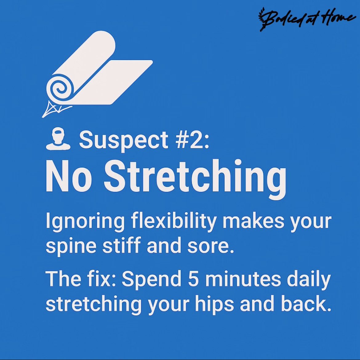 DrPrinceDc's tweet image. When dealing with back pain we always try to find the why

While these are very good reasons to factors that may contribute to back pain, the typical cause for 90% of us is lack of regular EASY movements that support our spine and low back!