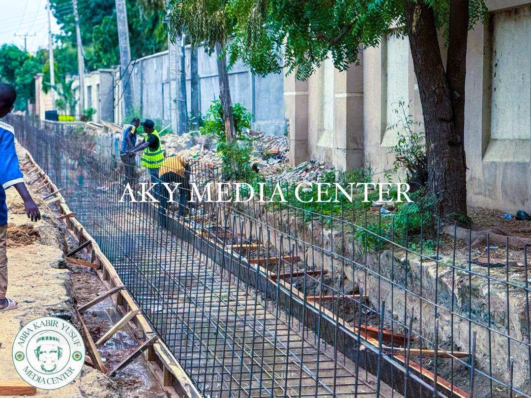 Ongoing reconstruction of Sulaiman Crescent.

#AbbaIsWorking.