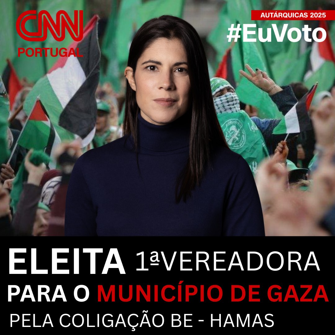 Primeira Eleita da Noite Pela Coligação Bloco - Hamas ! Município de Gaza ! Parabéns !