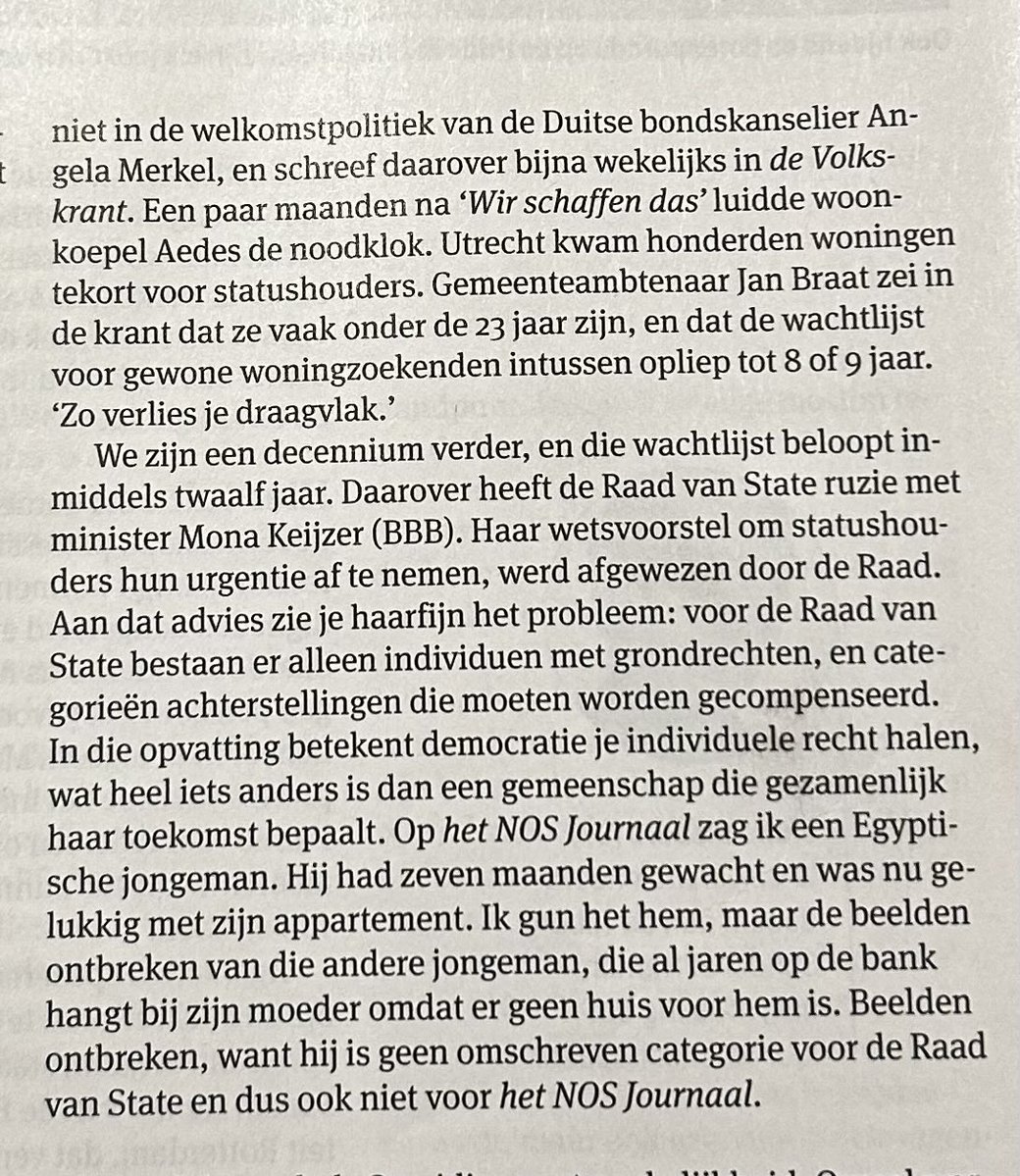 “In 2015 geloofde ik niet in de welkomstpolitiek van …Angela Merkel.” Tien jaar later lopen de problemen ons nog steeds en steeds meer over de schoenen. Lees hieronder wat <a href="/martinsommer3/">martin sommer</a> verder schrijft. ⬇️