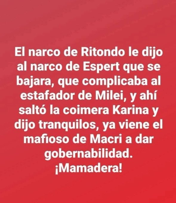 #MileiTraidorALaPatria