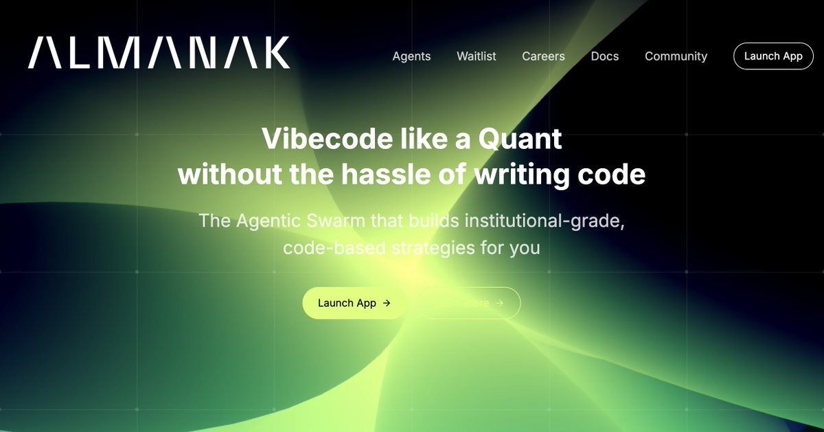 Meet <a href="/almanak/"></a> — the platform where a swarm of AI agents automates DeFi strategy, so you maximize yield with minimal effort.
