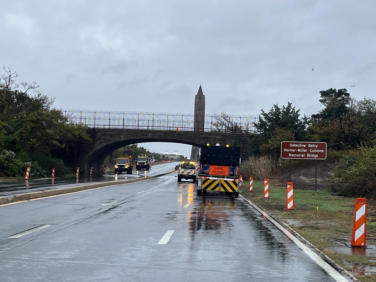 From Medford to Amityville to Jones Beach, <a href="/NYSDOT/">NYSDOT</a> crews have been dispatched all over Long Island to clear floods or getting ready for whatever comes our way with this October Nor’easter.