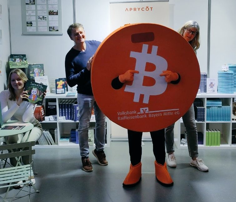 VR-Bitcoin zu Besuch. 🤣