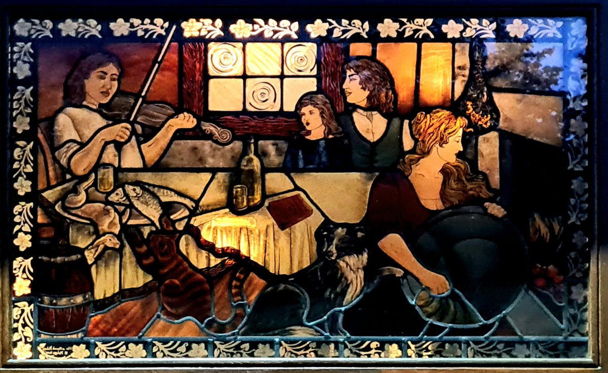 is_glasgow's tweet photo. Modern stained glass in the Lismore pub in the Partick area of Glasgow.
Cont./
#glasgow #stainedglass #architecture #architecturephotography #lismore #partick #thelismore #window #stainedglasswindow https://t.co/gN1XWkyh6G