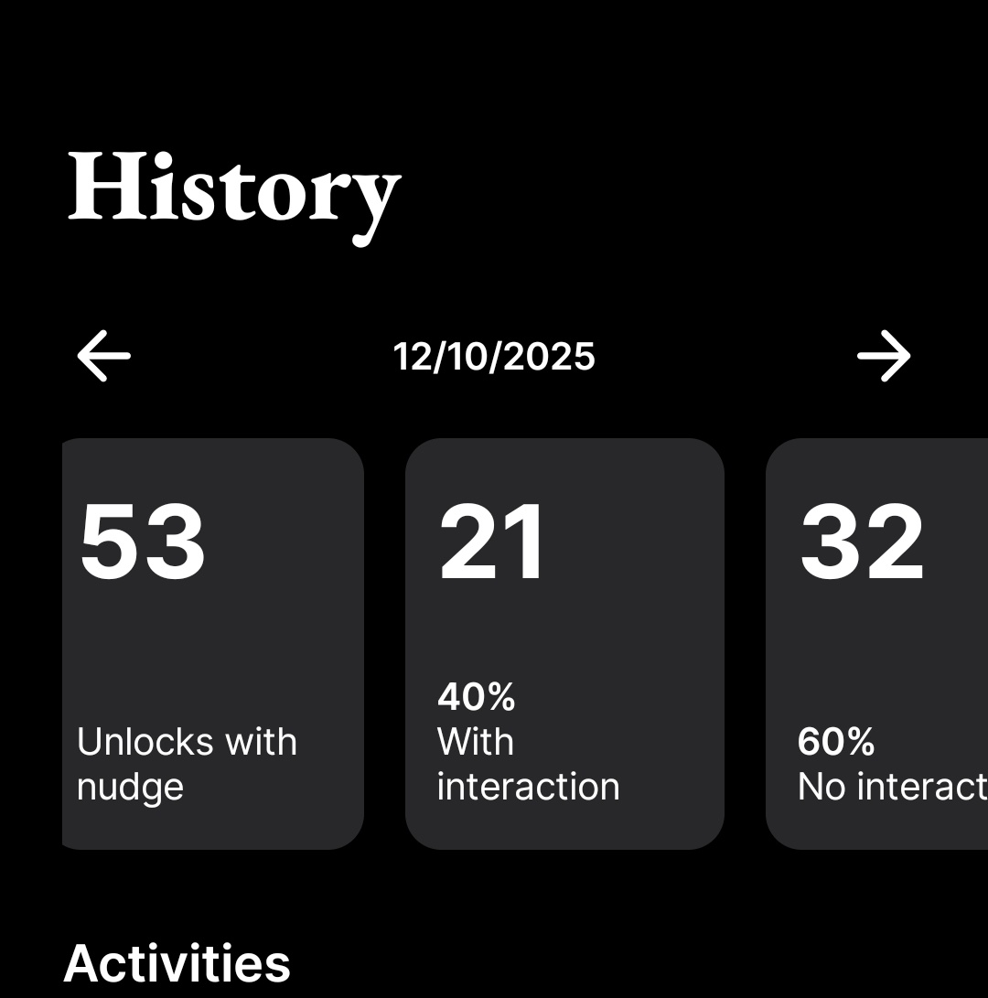 iabhishek_js's tweet image. Guys there's an app out there if you want to control your phone addiction it's called Intenty it gives a friction and a movement of reflect back when you unlock your phone everytime.