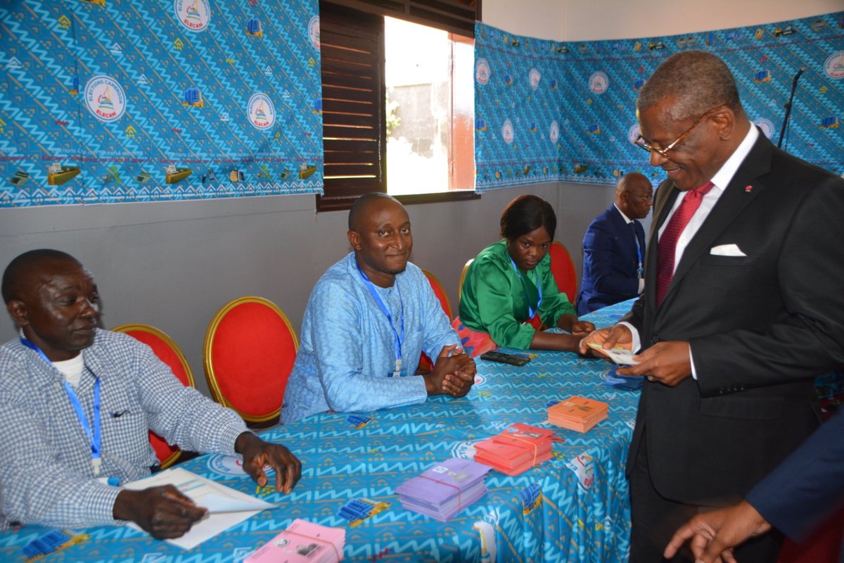 joDionNgute's tweet photo. 🇨🇲🇨🇲🇨🇲 I have fulfilled my civic duty with calm and conviction. 🇨🇲🇨🇲🇨🇲.
#PM #JDN #Cameroon https://t.co/fnZszBEQ06