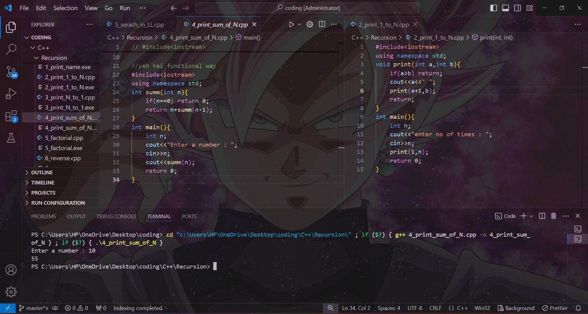 xlr8_jay's tweet image. Day-36 of #100DaysOfCode
solved #LeetCode
- Longest Palindromic Substring (brute)
- revised string (lil bit)
started with recursion (at this rate i might complete it by next sunday)
#DSA 
gn