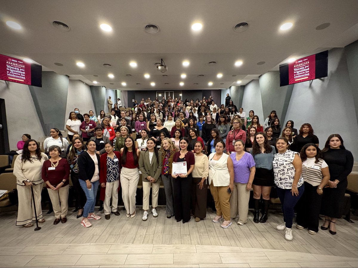 InMujerTonala's tweet photo. 💜 El pasado viernes 10 de octubre se llevó a cabo en Tonalá la Asamblea de Mujeres “Voces por la Igualdad y contra las Violencias”, un espacio de diálogo y construcción colectiva hacia una vida libre de violencias. 🙌🏼 https://t.co/vXdkliPfzj