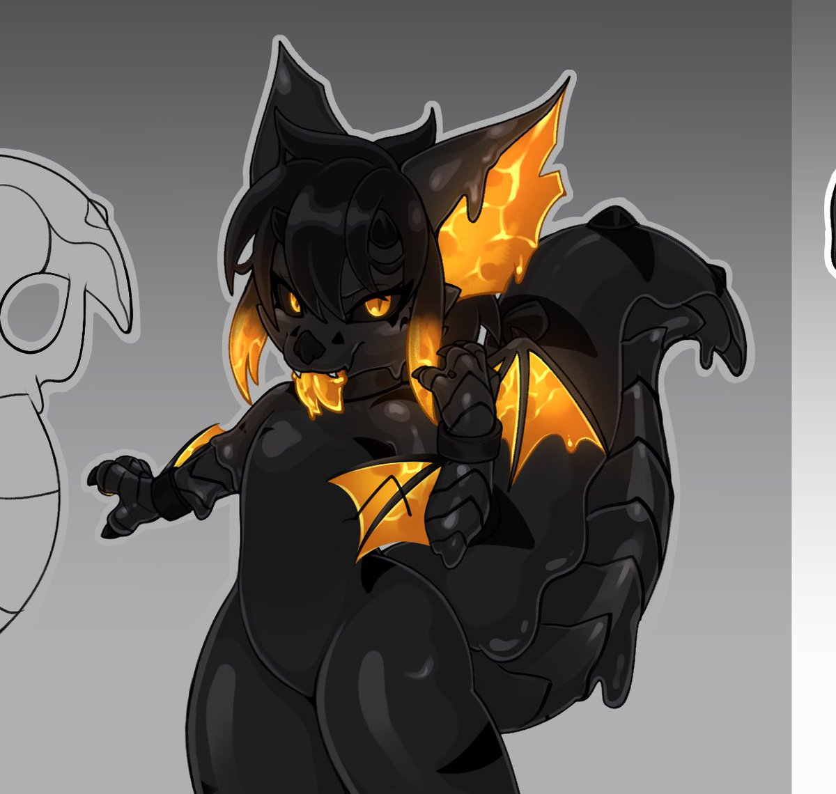 NoctusAfterDark's tweet photo. @Ineeda_arts I choose da goo. Also thank you for the opportunity! 
Also, I'm seeing lots of cute characters here. So, I very much look forward to seeing some sketched up~ https://t.co/KS38md8W4k