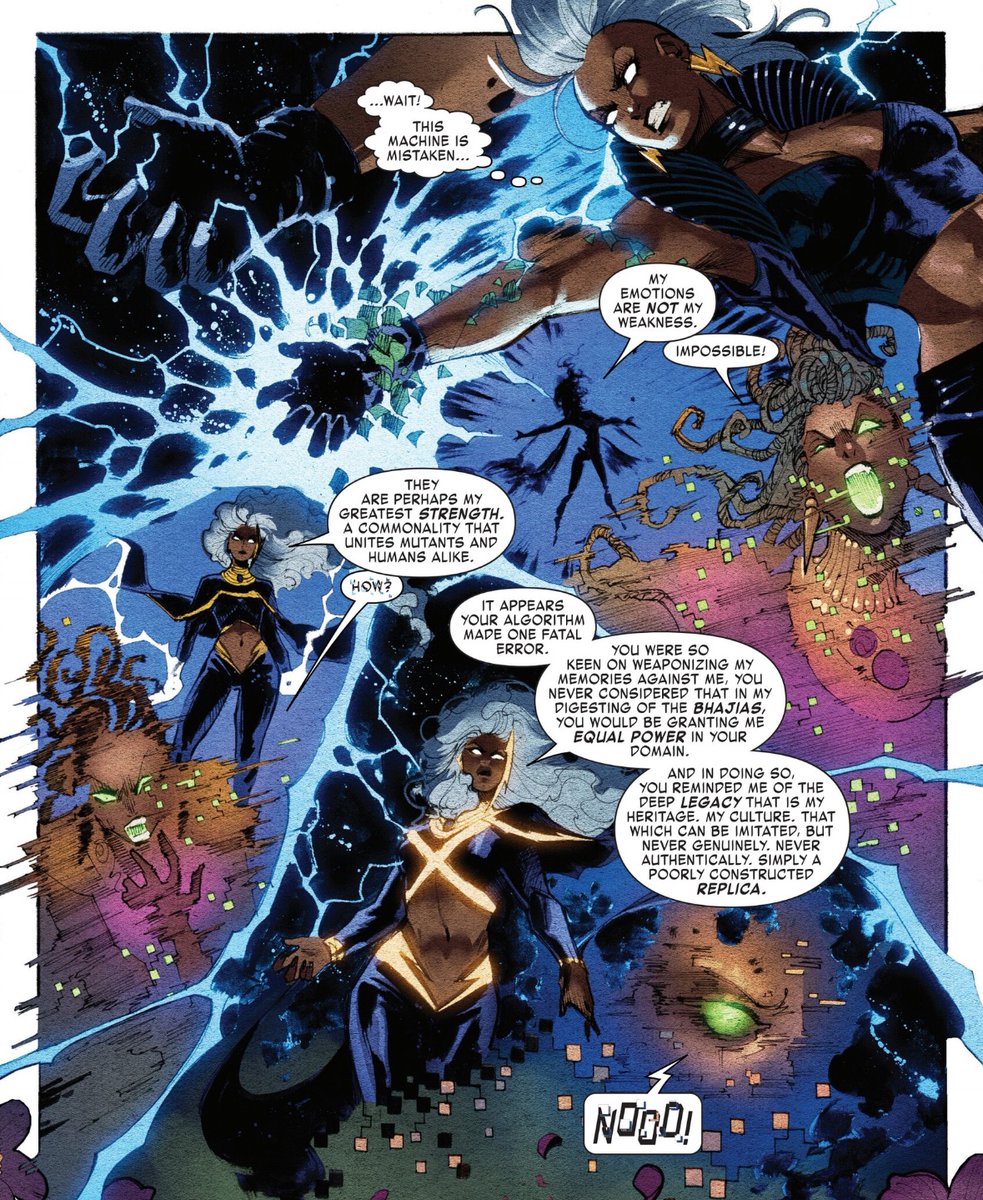 I also love how her life force is a conduit of multiple powers sources. She is connected to the concept of mutation even though she transcends it. Her soul is connected to magic of her ancestors, Elder Gods, and even Asgard. It also connected to the Acanti, first life of the