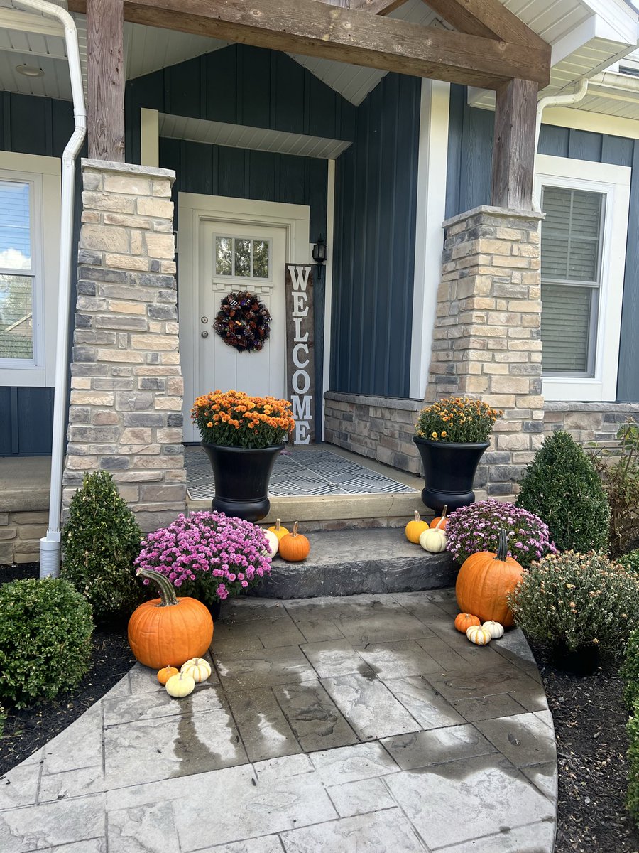 I guess I'll decorate for fall....  🎃🙄 

Counting down the days to put my Christmas trees up!!! 🎅🏻🎄 #november1st