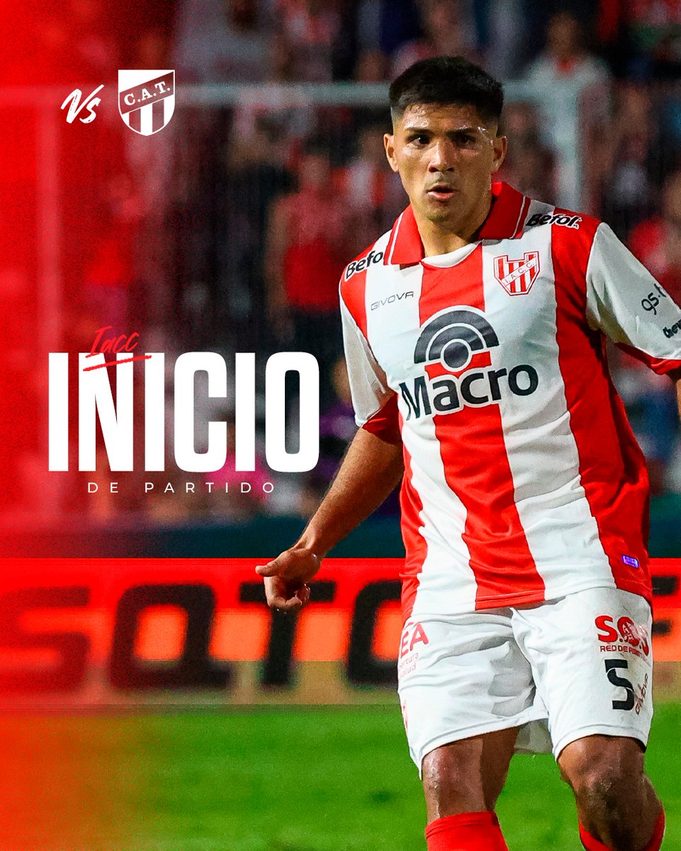 InstitutoACC's tweet photo. 🔛 𝗬𝗔 𝗝𝗨𝗘𝗚𝗔 𝗟𝗔 𝗚𝗟𝗢𝗥𝗜𝗔

🗓 Fecha 1️⃣2️⃣
🆚 Atlético Tucumán.
🏟️ Monumental Pdte. Perón.

⚽️ #TorneoBetano - Clausura 2025.
📺 Seguilo en vivo por TNT Sports Premium.
➡️ Suscribite a https://t.co/RmawxruOlS https://t.co/4A8rSjJH1a