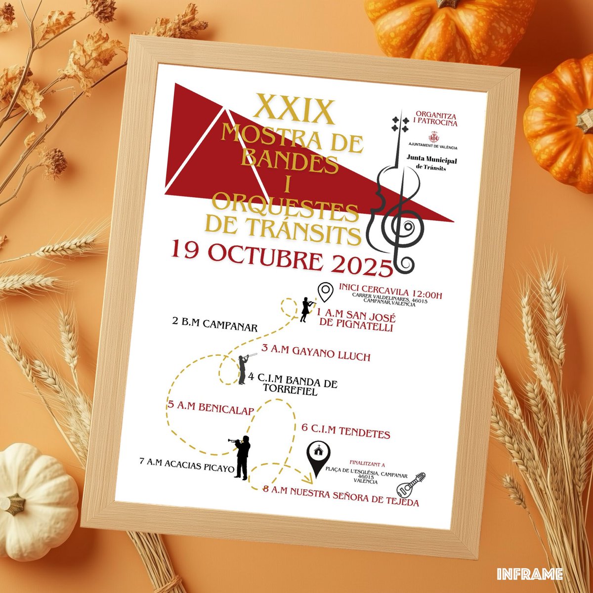 Un año más participamos junto con las bandas de música del distrito en la #Mostransits una mañana de música que este año se desarrollará por las calles de Campanar. Os esperamos !!!! #pulsoypúa #bandasdemúsica <a href="/cosomuval/">La Coordinadora</a>  #cultura