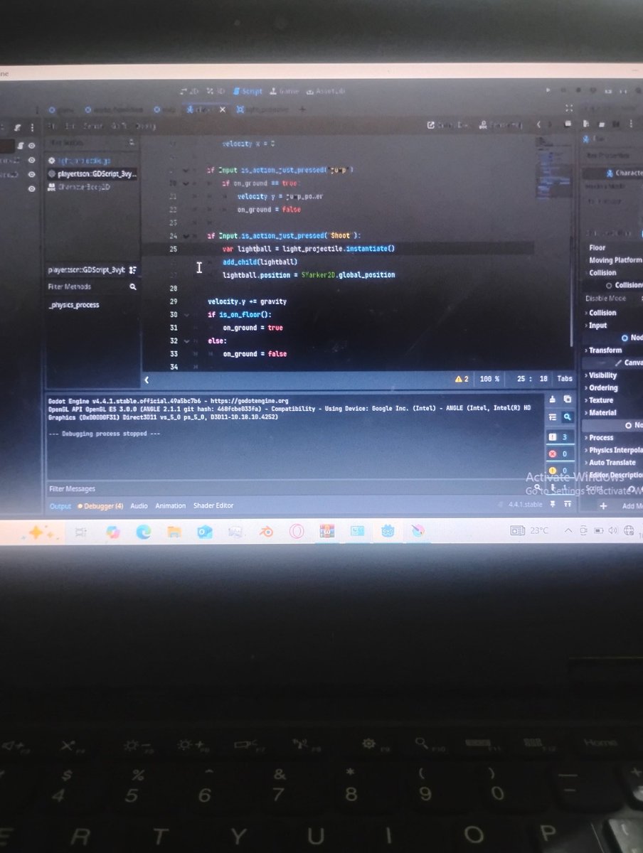Tims_art_log's tweet photo. I need help guys. It's not working 😭...
#IndieGame #PixelArt #2DPlatformer #GamedevJourney #GodotEngine #SmallDev #IndieVisuals #DevLog #InDev #BloomAndWither #IndieDevCommunity
#GDscript https://t.co/bMkPWYk4XK