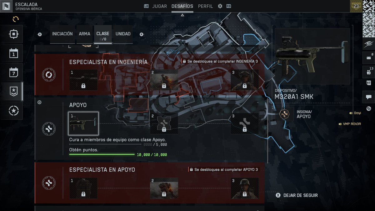 xVMPxNICO's tweet photo. @Battlefield Deberían corregir el progreso de las misiones, varias están bug y de esa manera nos prohíbe desbloquear las cosas. https://t.co/MDhvLHp6Bv