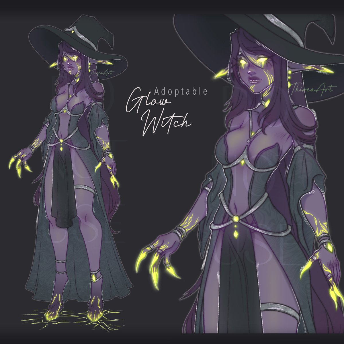 ThireaArt's tweet image. Bunch of my older witches designs available for adoption right now on my kofi!

(Some got their prices lowered ❤️)

#adoptable #adopt