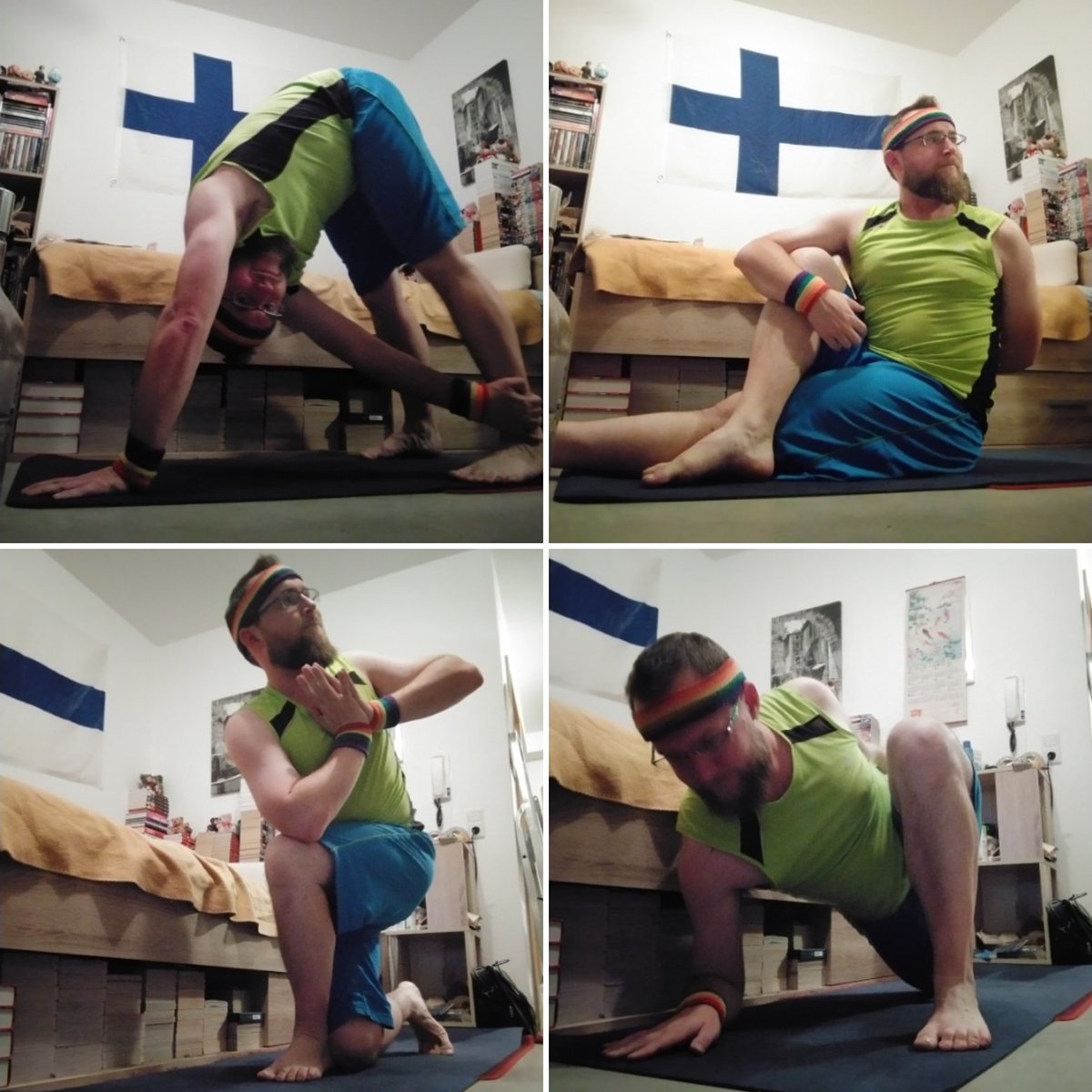 HIMzone666NetMs's tweet photo. Lots of Yoga Challenge
(12.10.2025)
by #YogaMitMady
#yoga #balance #stretch #meditation #simplygood #gay #lesbian #straight #queer #SpiceBoy #sportyspice #Peace #NoWar #westandwithukraine #freeiran #beardgang #chesthair https://t.co/6Ihv1sav8a