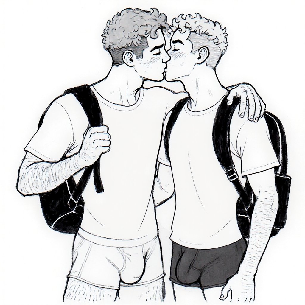 ei_rainbow's tweet photo. .another kiss
#AIArt #AIMen #AIGay #GayAI #QueerAI #Gay #Bara #Art #Yaoi #Muscle #Illustration #Digitalart #R18 #NSFW https://t.co/aR6tP8Yqlf