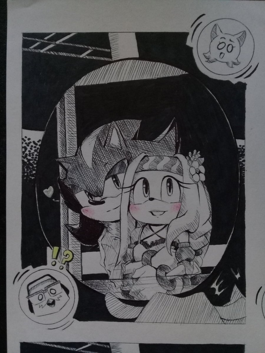 Coldplay Shadikal cómic 😬🖤🧡 
#dibujos #fanart #sonicfanart #Shadikal #ShadowTheHedgehog #tikaltheEchidna