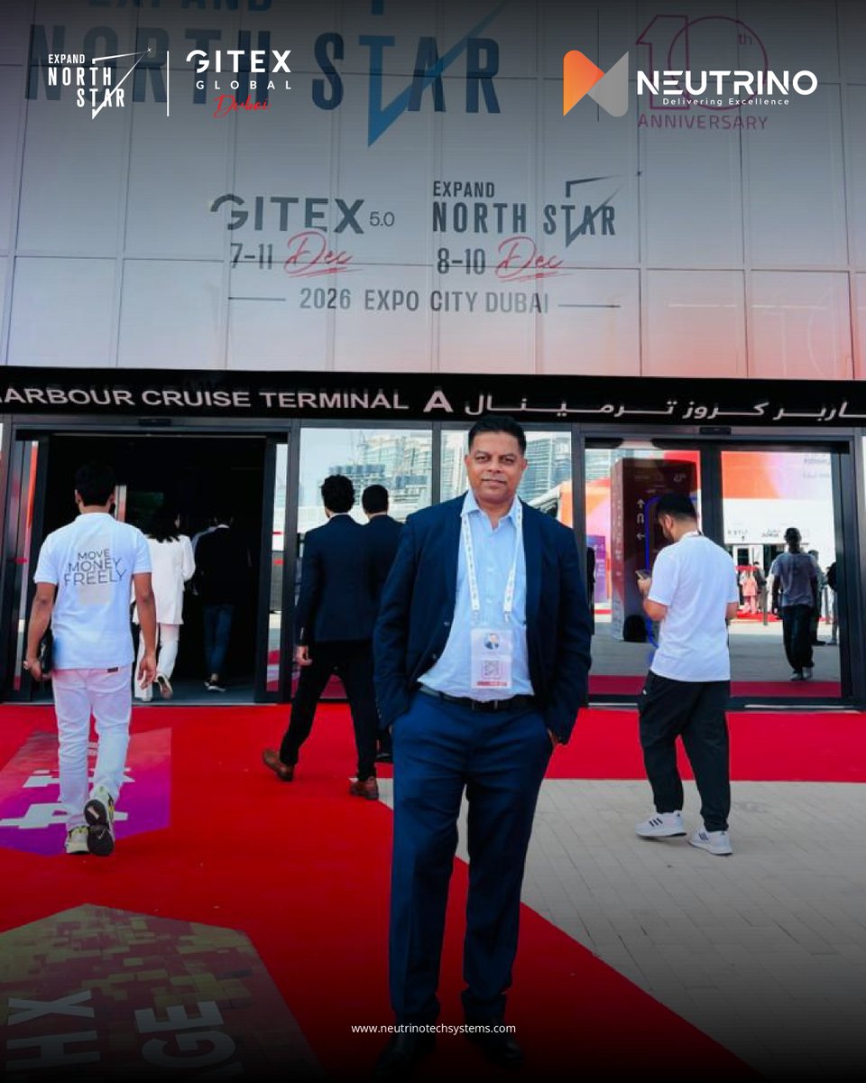 neutrinotechlab's tweet image. #Day1 at #GITEX North Star 2025 kicked off with incredible energy!
From groundbreaking innovations to powerful East–West collaborations, it’s clear — AI and digital transformation are rewriting the future of tech.

Catch us live at @GITEX_GLOBAL 

#NeutrinoTechSystems