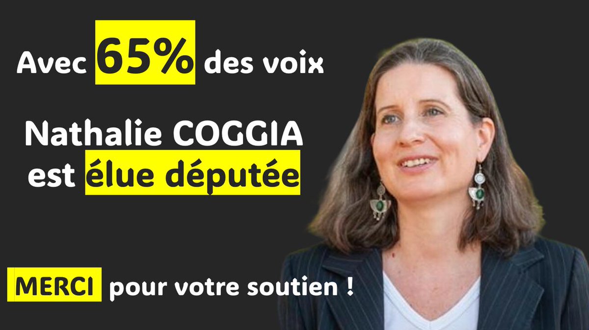 Merci infiniment à toutes et tous. Dans un contexte politique inédit et incertain, les électeurs et les électrices de la 5ème circonscription de l’étranger viennent de démontrer en m'élisant leur préférence claire pour la recherche du compromis, des solutions et de l’action
