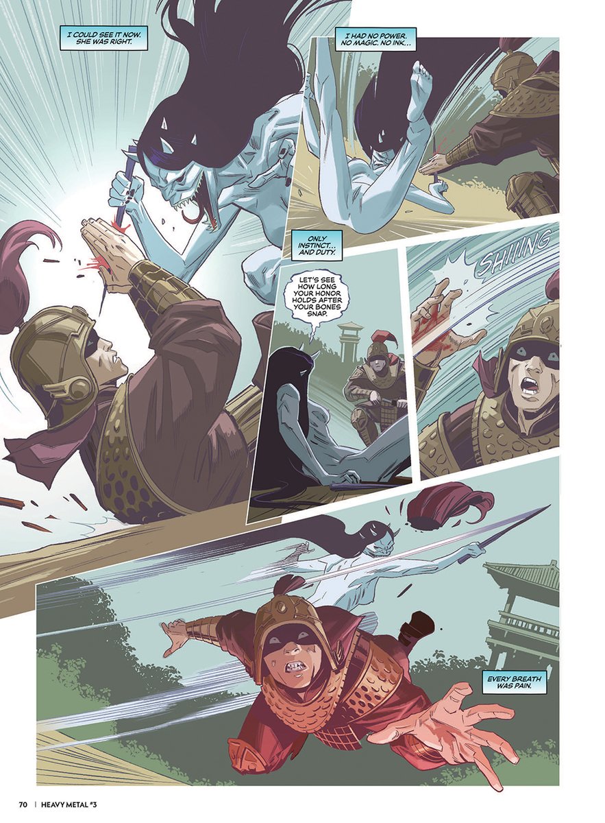 SNEAK PEAK "INK" by Charles Parlapanides and Vlas Parlapanides <a href="/cparlapanides/">Charles Parlapanides</a> <a href="/Vlas_P123/">Vlasis Parlapanides</a> Art by Marco Failla--Featured in Heavy Metal #3 on sale in comic shops and newsstands now!
We've crafted an amazing second issue! Creators include <a href="/johnstanisci/">John  Stanisci</a> <a href="/WAYSHAK/">WAY$HAK</a> <a href="/_annamorozova/">Anna Morozova</a>