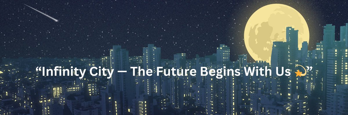 jewel12593's tweet image. Infinity City isn’t a dream — it’s a blueprint for humanity’s next step.
A living ecosystem where technology, compassion, and sustainability merge into one.

The future begins here. 🌍💫
#InfinityCity #FutureOfHumanity #InnovationWithHeart