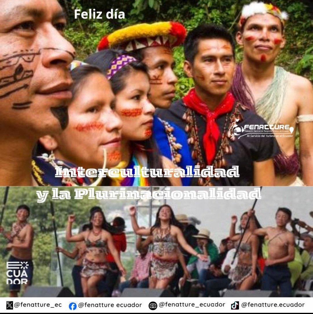 Feliz día de la Interculturalidad y plurinacional.

<a href="/Fenatture_ec/">FENATTURE ECUADOR</a>