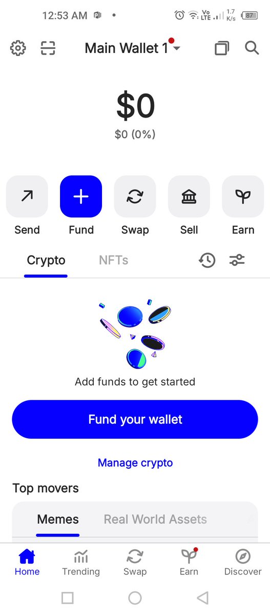 I don't have much, but my 
<a href="/TrustWallet/">Trust Wallet</a>
 totally blanked!
Is someone else having this issue?