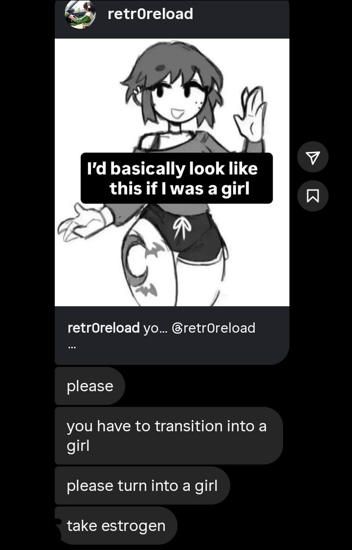 nerufuta's tweet image. chill out man