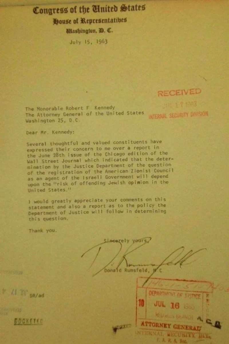 JFK and Bobby Kennedy forced the American Zionist Counsel to register as a foreign agent. 

JFK was assassinated Nov 22, 1963. 

RFK was assassinated Jun 5, 1968. 

AIPAC was saved.