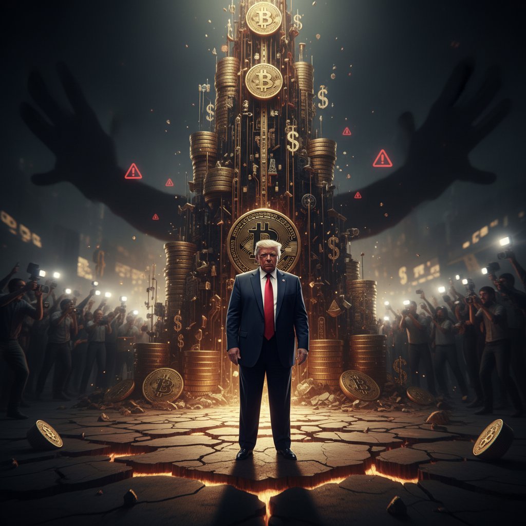 Mr_TanveeRs's tweet image. 🚨 Trump & Crypto: A Risky Reality 🚨
While Donald Trump helped bring crypto into the spotlight, his actions also created serious damage.
🔻 Deregulation opened doors for scam projects.
🔻 Economic tension and tariff policies wiped out nearly $19 billion from the market.
🔻…
