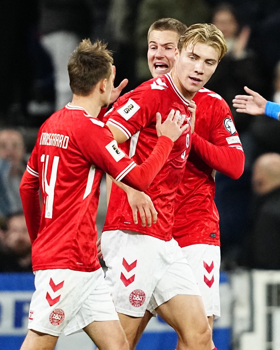 UEFAEURO's tweet image. Rasmus Højlund right now 🥵

#WCQ