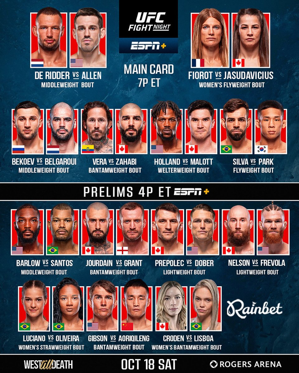 WestTillDeath's tweet image. Up Next… #UFCVancouver 🇨🇦 
#ufc #mma