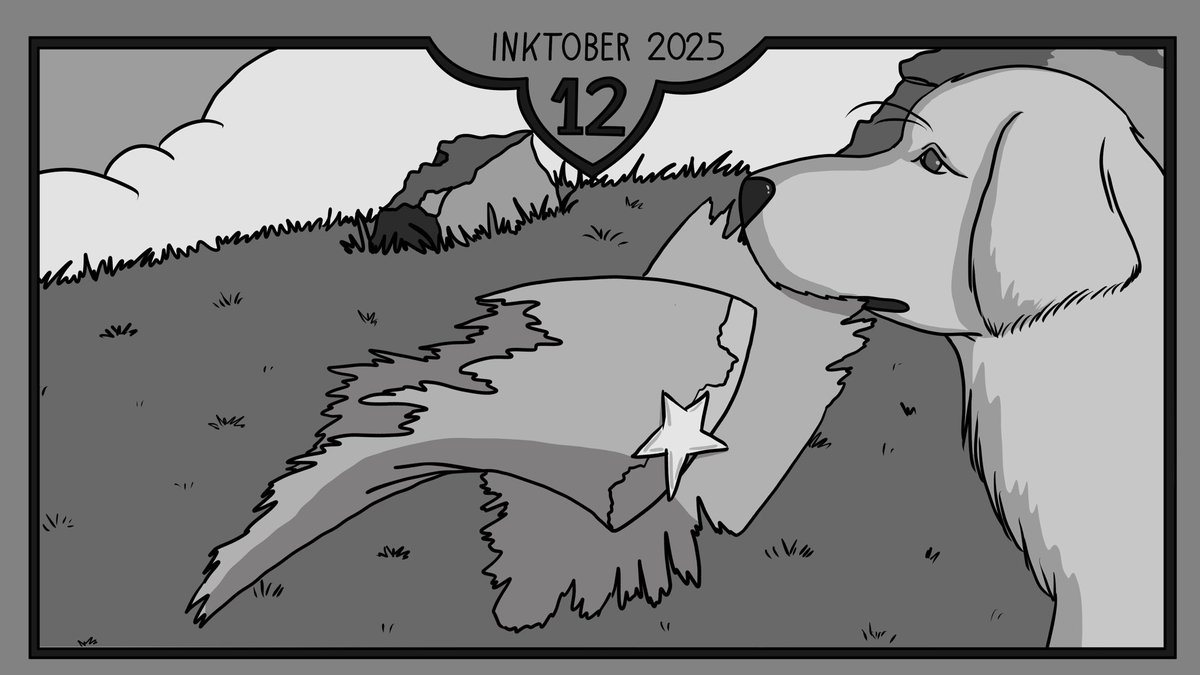 Oh was hast du den da? 🥰Tag 12 vom #inktober #inktober2025 #inktoberday12 #inktober2025day12shredded   #inktober2025shredded #doodle #art #artwork #artist #drawing #draw #paint #painting #digitalart #digitaldrawing #digitalartwork #digitalartist #comic #comicbookart #comics