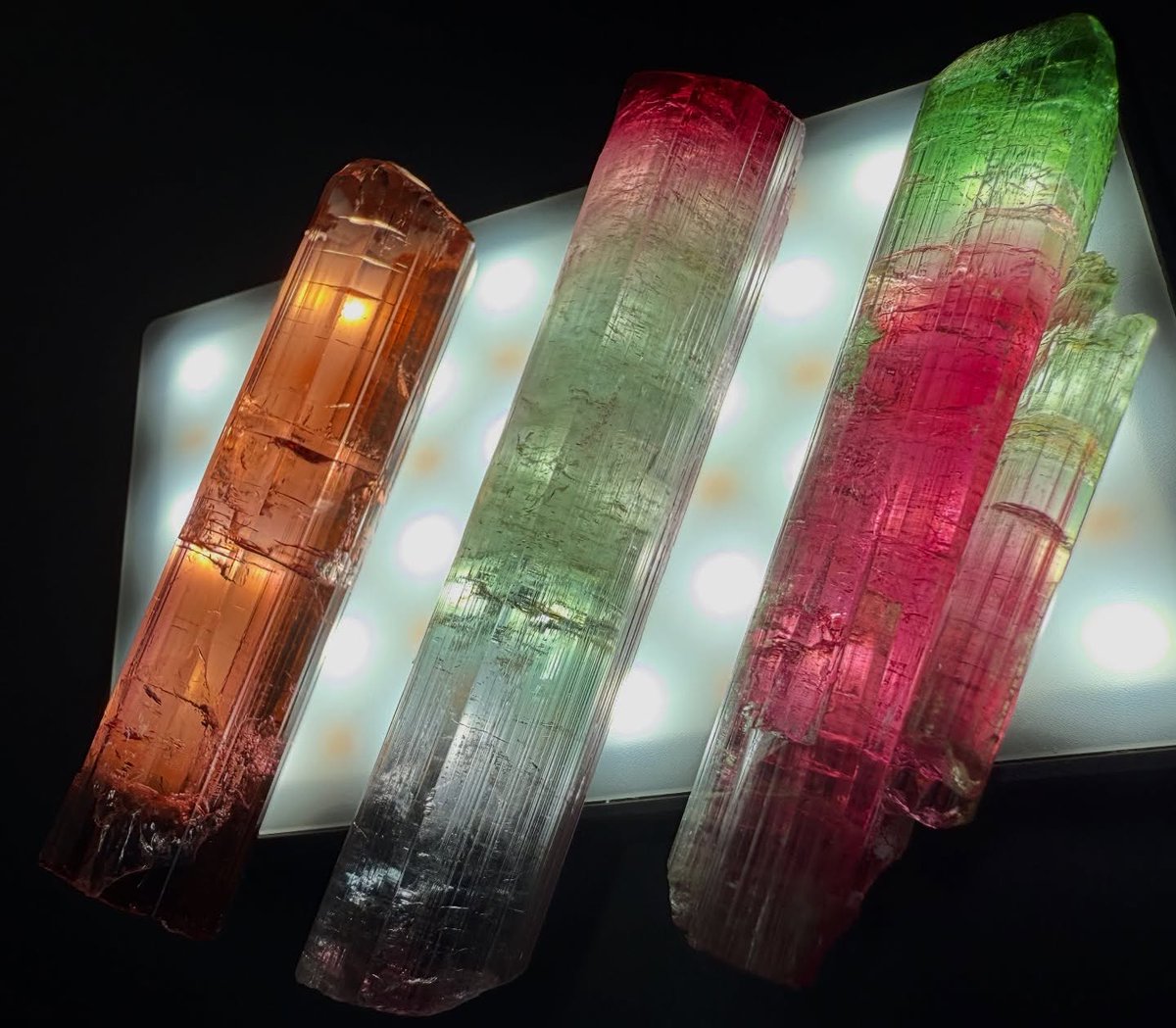 Top level Tourmaline crystals, which one do you like more?

Photo: 22sGems