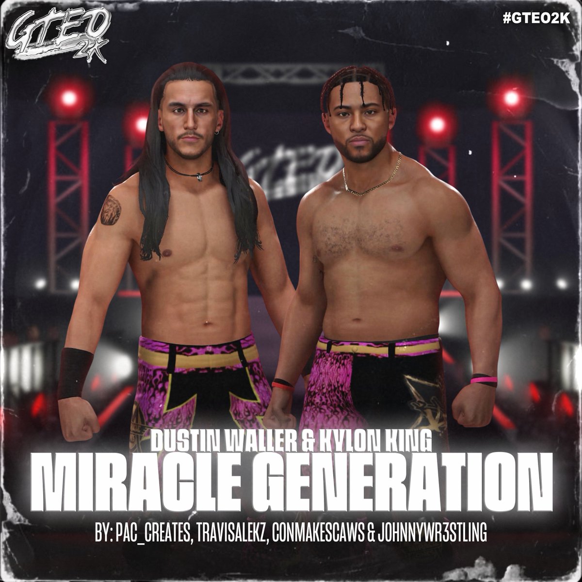 PAC_Creates's tweet image. Miracle Generation is available NOW in #WWE2K25 for PS5 and Xbox X|S!
Brought to you by #GTEO2K
Collab with @travisalekz
Movesets: @ConMakesCaws & @JohnnyWr3stling
Graphic: @henry_finch
Download them now and follow @GTEO2K for more content!