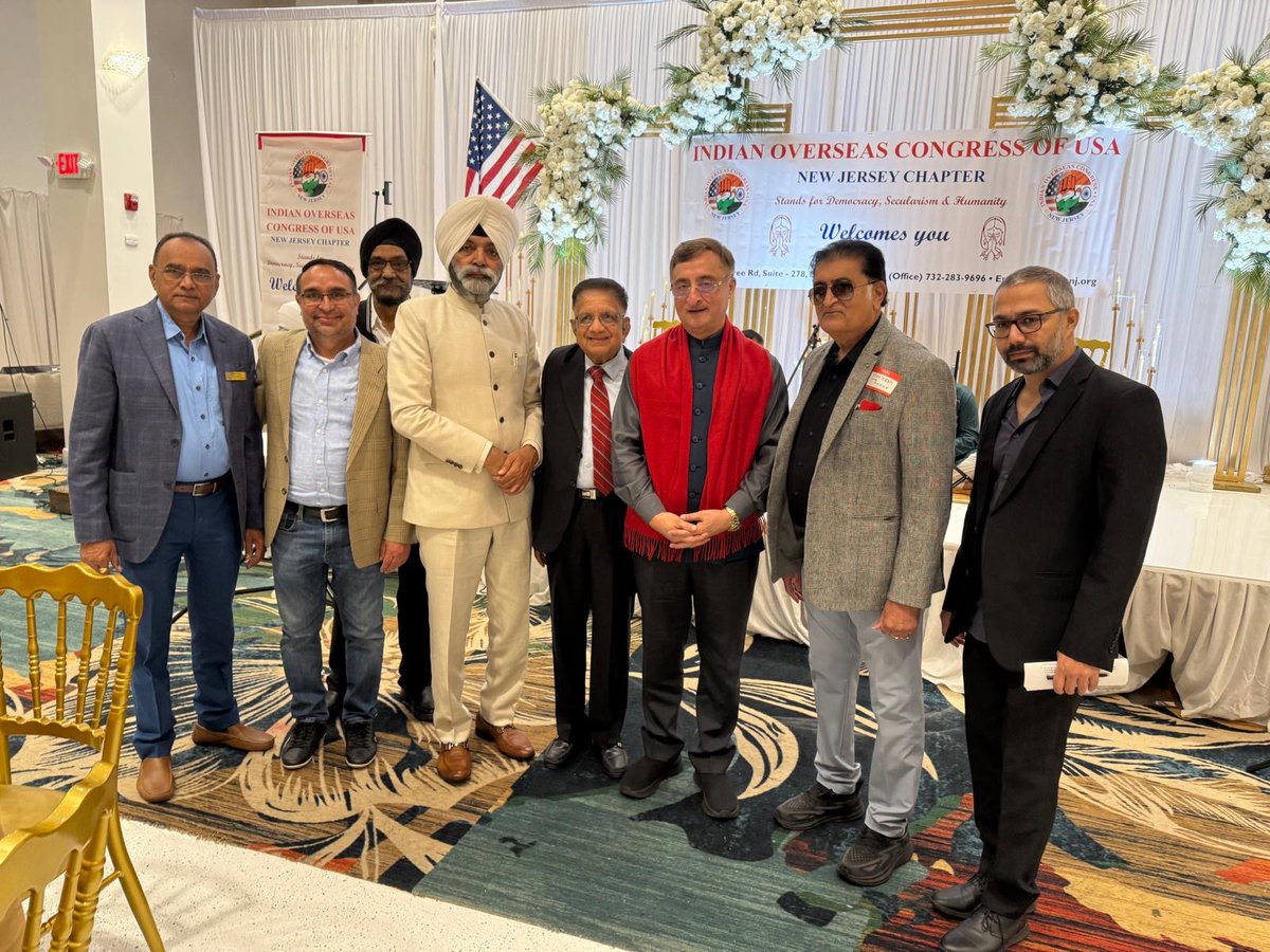 VTankha's tweet image. Congratulations ⁦@INCOverseas⁩ for a wonderful community function in New Jersey !! With enrapturing Ghazals &amp;amp; felicitation of independent journalists &amp;amp; journalism. ⁦@sampitroda⁩ ⁦@INCIndia⁩ ⁦@INCMP⁩ ⁦@IYC⁩ ⁦@MahilaCongress⁩. Thx Mohinder ji.
