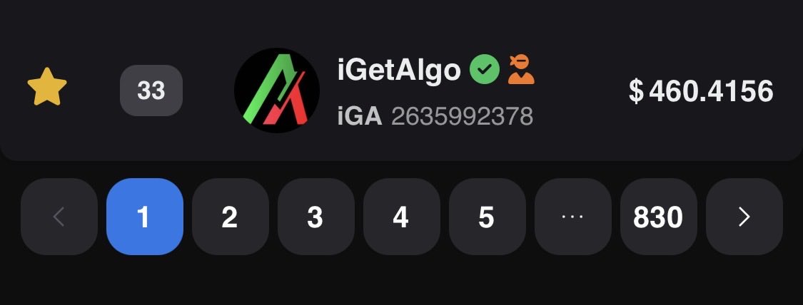 iGetAlgo's tweet image. WE GOT iT!!! #33
$iGA is now on Page 1 @vestigefi 
👉 vestige.fi/explore