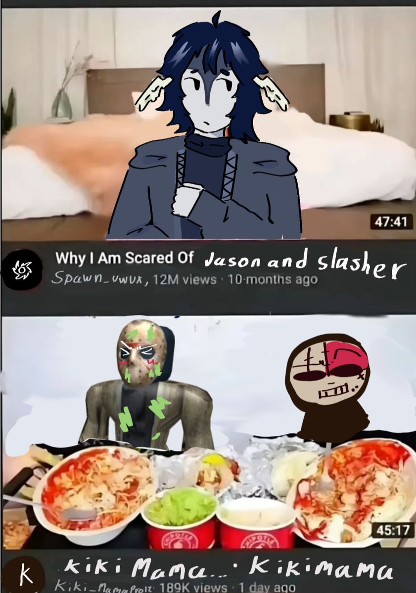 aguilar_ei62500's tweet image. Two times when Jason&apos;s Hitbox 
#Forsaken #twotime #jason #slasher #digitalart #Memes 
Coni201209 at tik tok